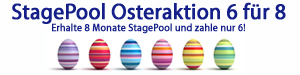 StagePool OSTERAKTION: 8 für 6!